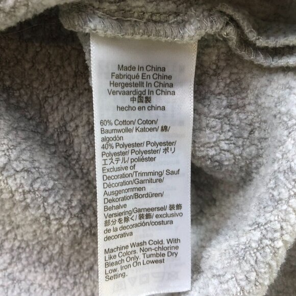 J. Crew Womens Sweater Size XS Long Sleeve Pullover Fleece Knit Casual Cozy Gray - Picture 4 of 9